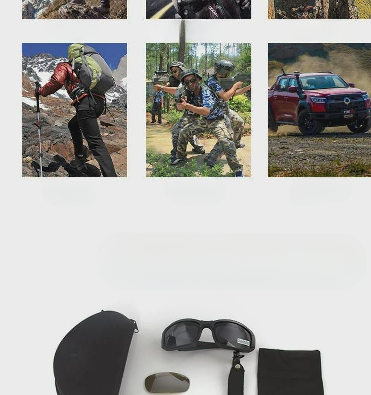 X7 Polarized Version Outdoor Real CS Protective Glasses Tactical Shooting Goggles Sunglasses Explosion-Proof_voghion.com
