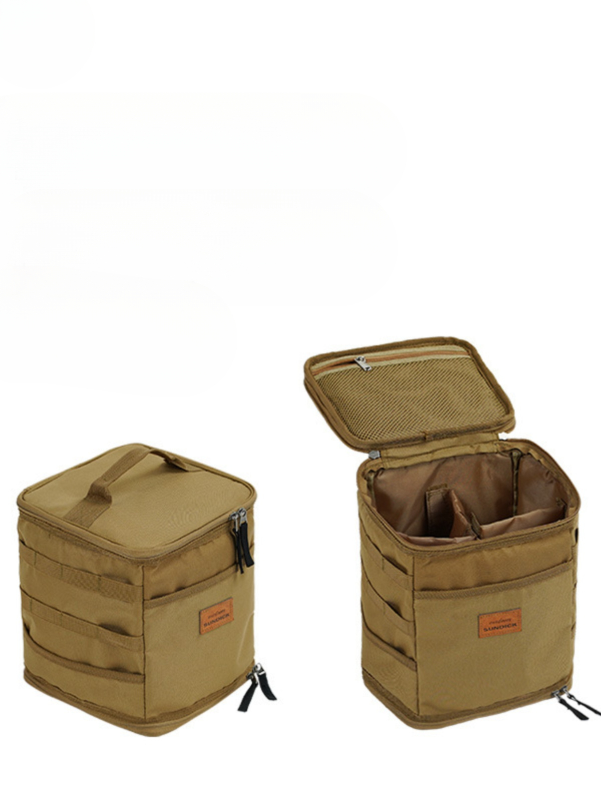 Mountain Biker Outdoor Cookware Set Gas Tank Anti-Collision Storage Picnic Tote Ice Bag Medium Size_voghion.com