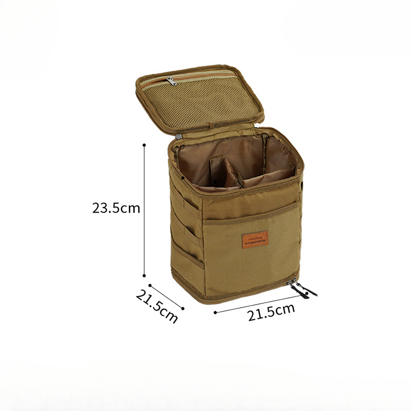 Mountain Biker Outdoor Cookware Set Gas Tank Anti-Collision Storage Picnic Tote Ice Bag Medium Size_voghion.com