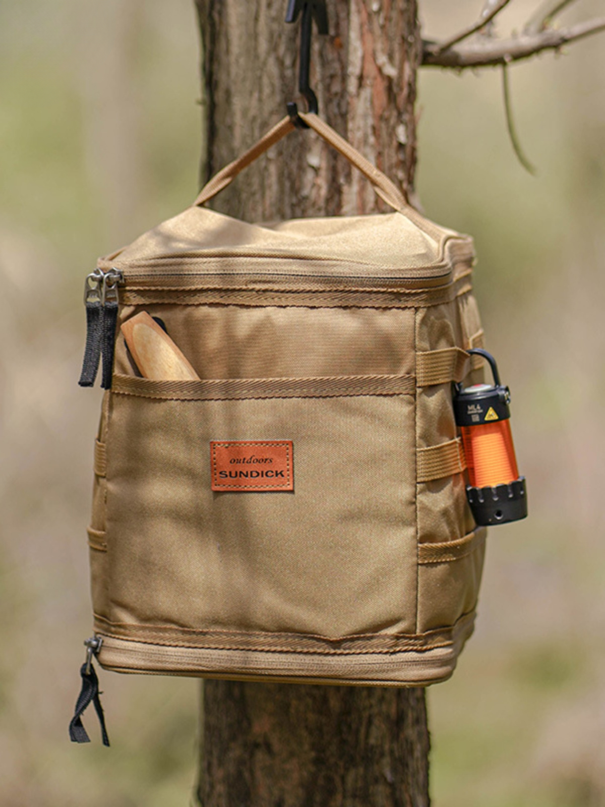 Mountain Biker Outdoor Cookware Set Gas Tank Anti-Collision Storage Picnic Tote Ice Bag Medium Size_voghion.com