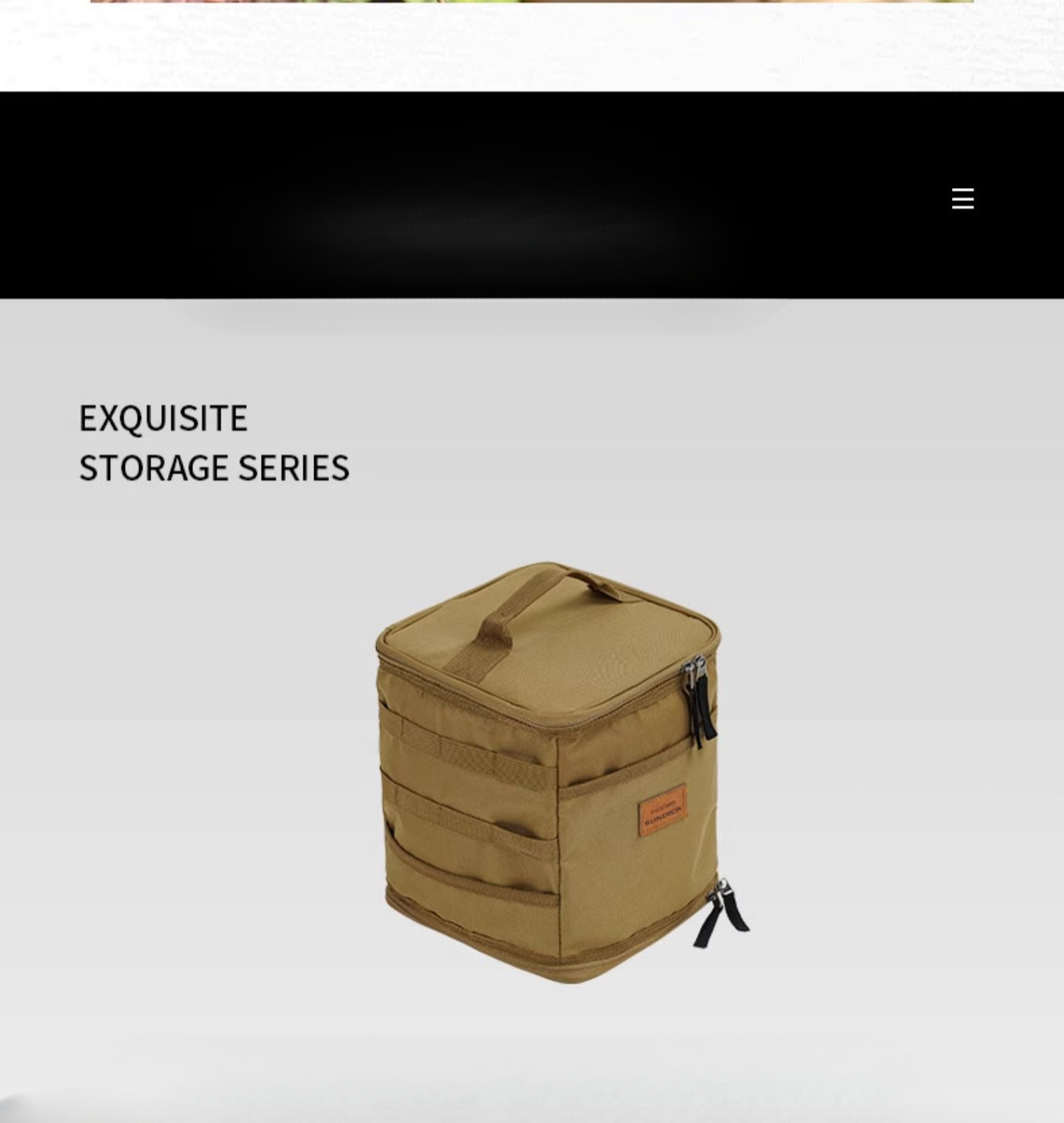 Mountain Biker Outdoor Cookware Set Gas Tank Anti-Collision Storage Picnic Tote Ice Bag Medium Size_voghion.com