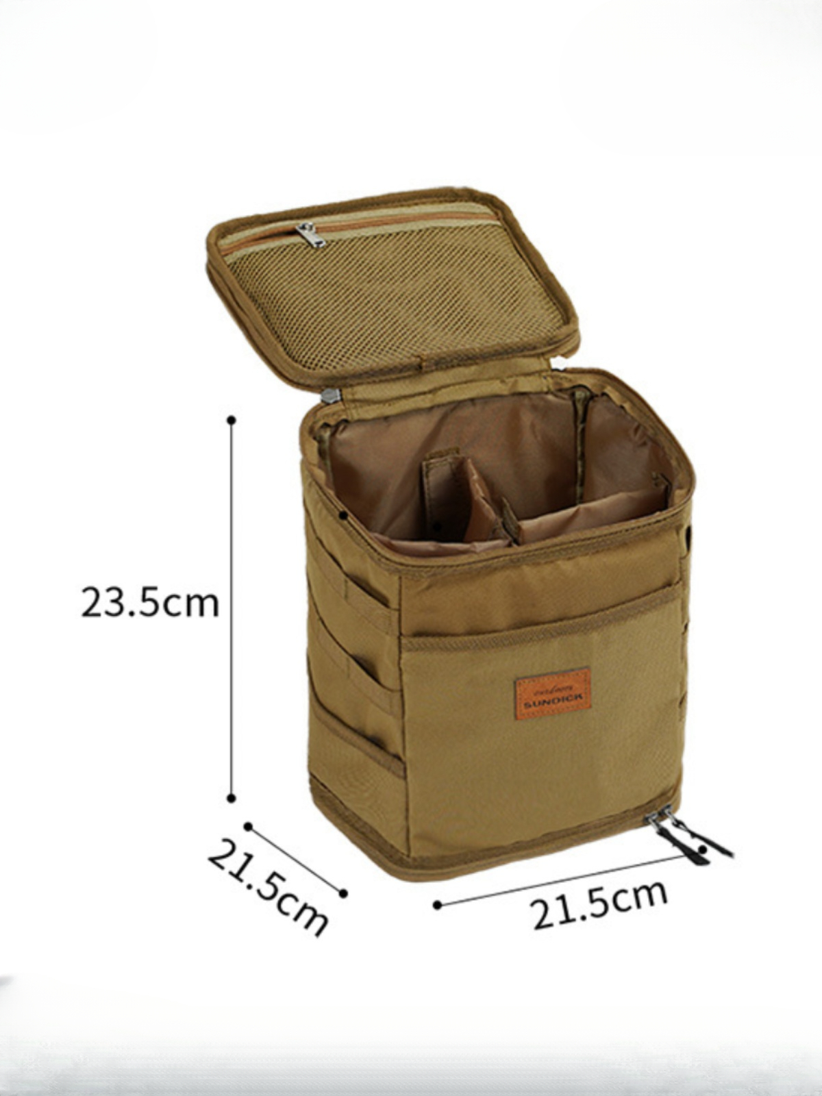 Mountain Biker Outdoor Cookware Set Gas Tank Anti-Collision Storage Picnic Tote Ice Bag Medium Size_voghion.com