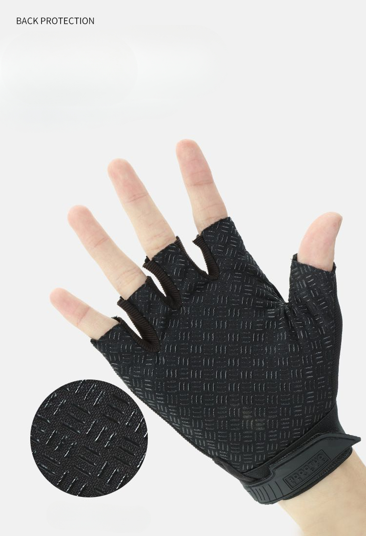 Free Soldier Half Finger Outdoor Sports Cycling Anti-Slip Fingerless Mountaineering Special Forces Seal Tactical Fitness_voghion.com