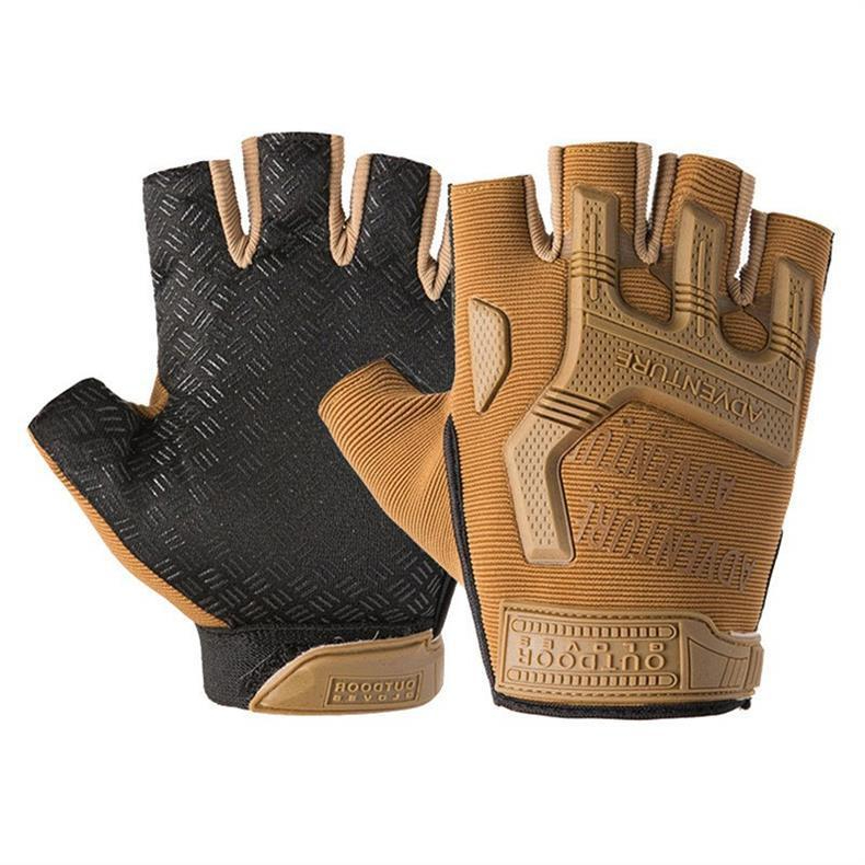 Free Soldier Half Finger Outdoor Sports Cycling Anti-Slip Fingerless Mountaineering Special Forces Seal Tactical Fitness_voghion.com