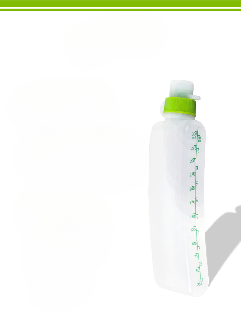 Running Dedicated Portable Sports Bottle 330ml Curved Squeeze Belt Pack Water Cup Marathon Gear_voghion.com