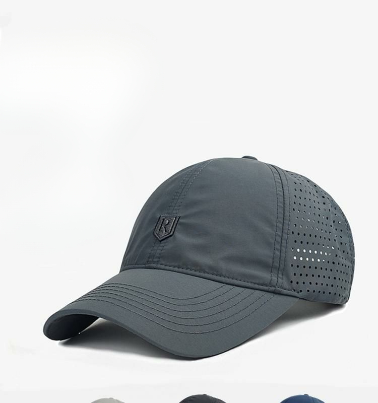 Breathable Mesh Baseball Cap For Men, Summer Quick-Dry Sports Cap, Men's Outdoor Sun Hat, Thin Style_voghion.com