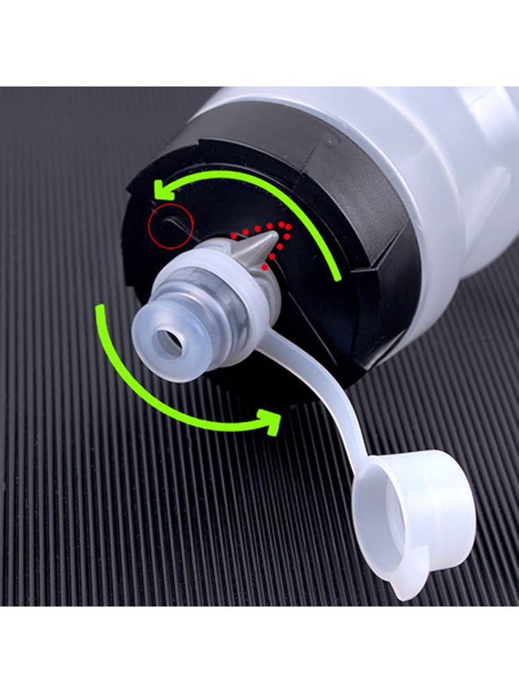 600ML Schnell Saug Lauf Sport Flasche Radfahren Squeeze Tragbare Weiche Wasser Tasse Auslaufsicher Marathon_voghion.com