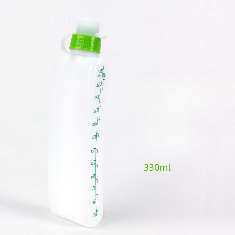 Borraccia sportiva portatile dedicata alla corsa da 330 ml, con chiusura a pressione curva, marsupio, tazza per l'acqua, attrezzatura per maratona_voghion.com