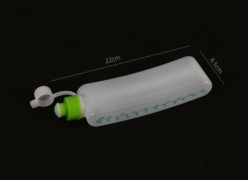 Running Dedicated Portable Sports Bottle 330ml Curved Squeeze Belt Pack Water Cup Marathon Gear_voghion.com