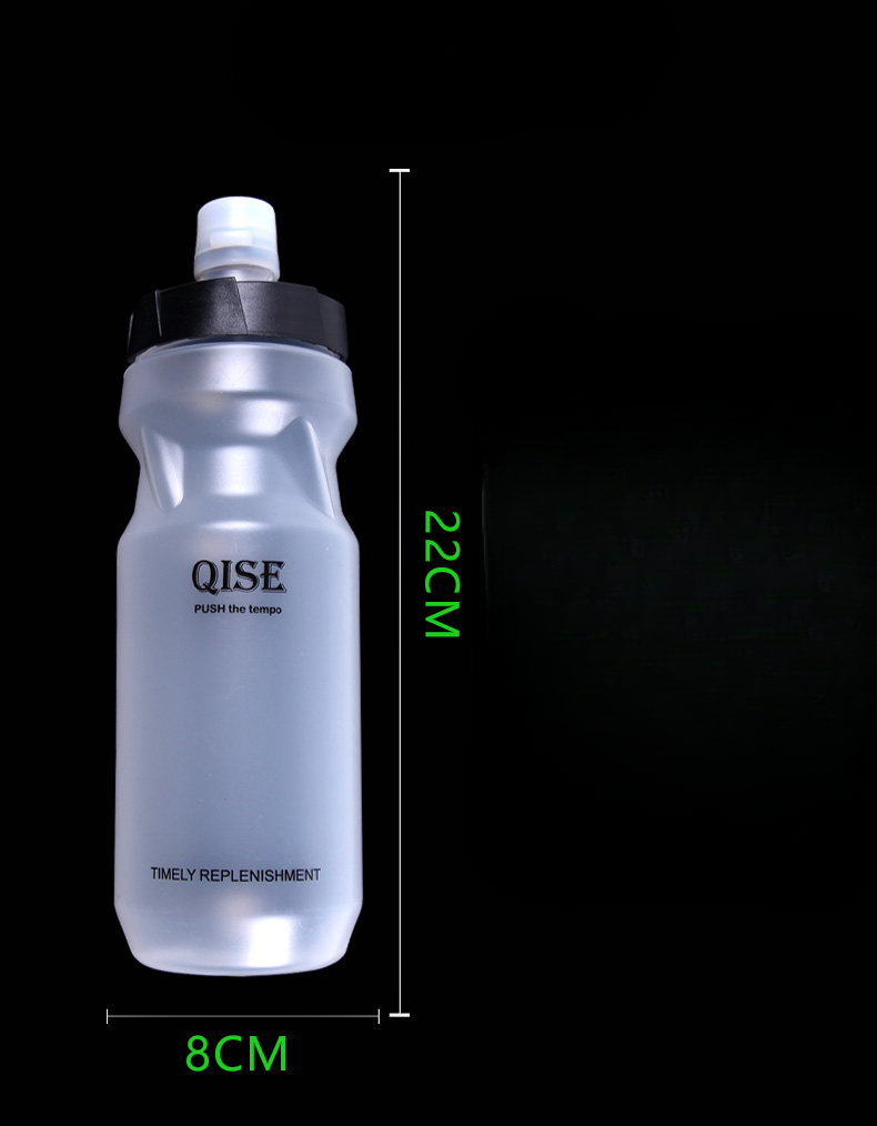 600ML Schnell Saug Lauf Sport Flasche Radfahren Squeeze Tragbare Weiche Wasser Tasse Auslaufsicher Marathon_voghion.com