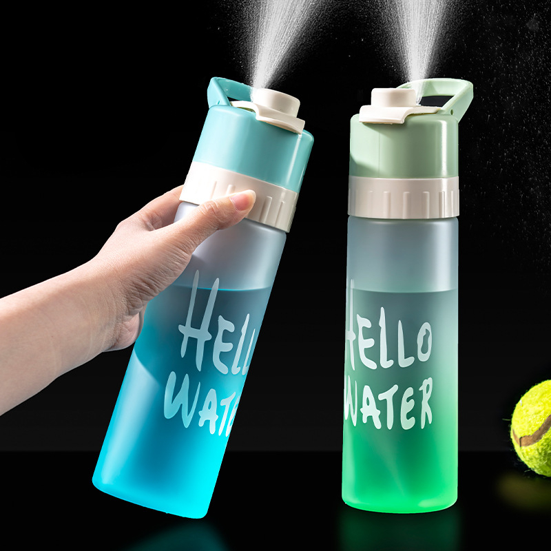 Internet Celebrity Large Capacity Unisex Sports Food Grade Student Cooling Bottle Spray Water Cup_voghion.com