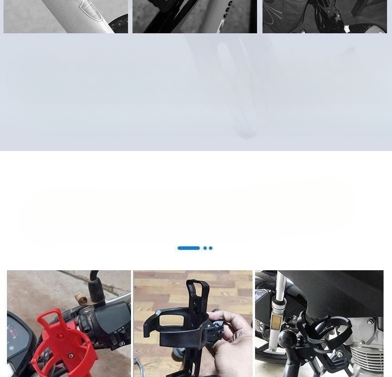 No-Drill Hanging Water Bottle Holder For Mountain Bike, Electric Scooter, Drink Holder, Cycling Gear_voghion.com