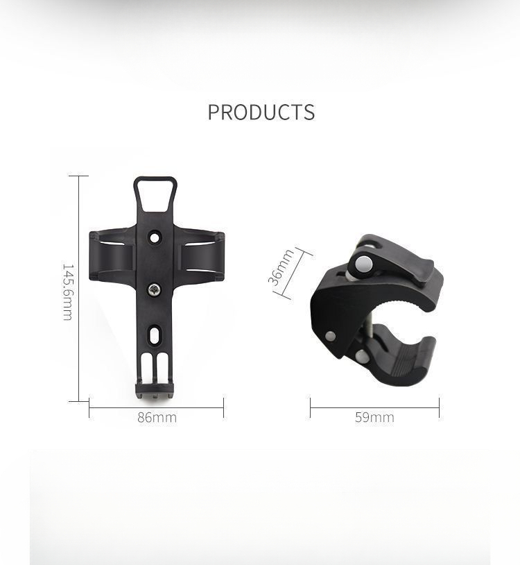 Bicycle Bottle No Drilling Required Universal Mountain Bike Cup Holder Motorcycle Water Rack Accessories Cycling_voghion.com