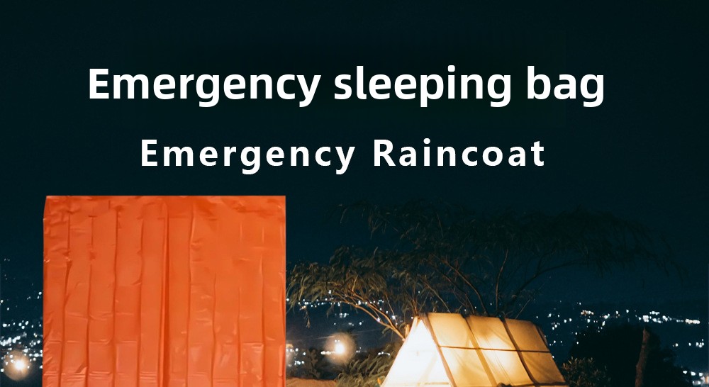 Travel Portable Outdoor Camping Warm Survival Blanket Cold-Proof Silver Reflective Emergency Sleeping Bag_voghion.com