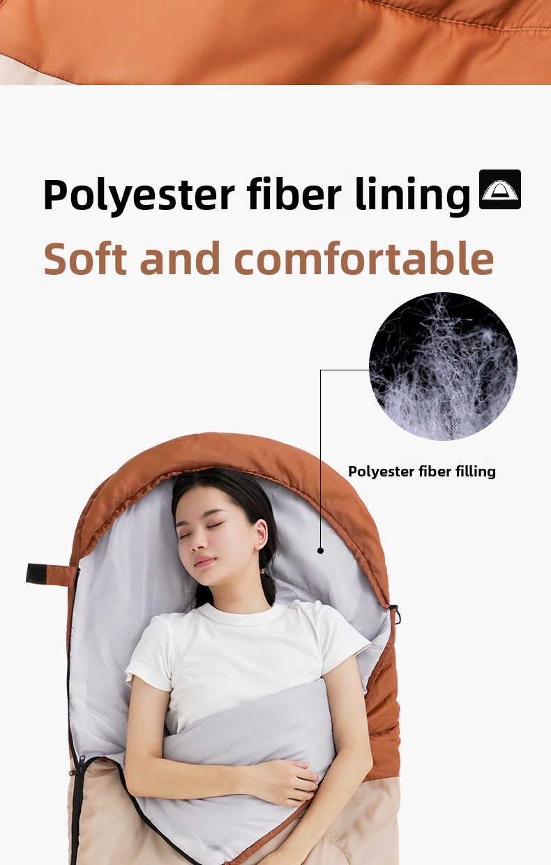 Arctic Wolf Adult Outdoor Camping Portable Splicable Single And Double Person Indoor Nap Hotel Dirt-Proof Sleeping Bag_voghion.com