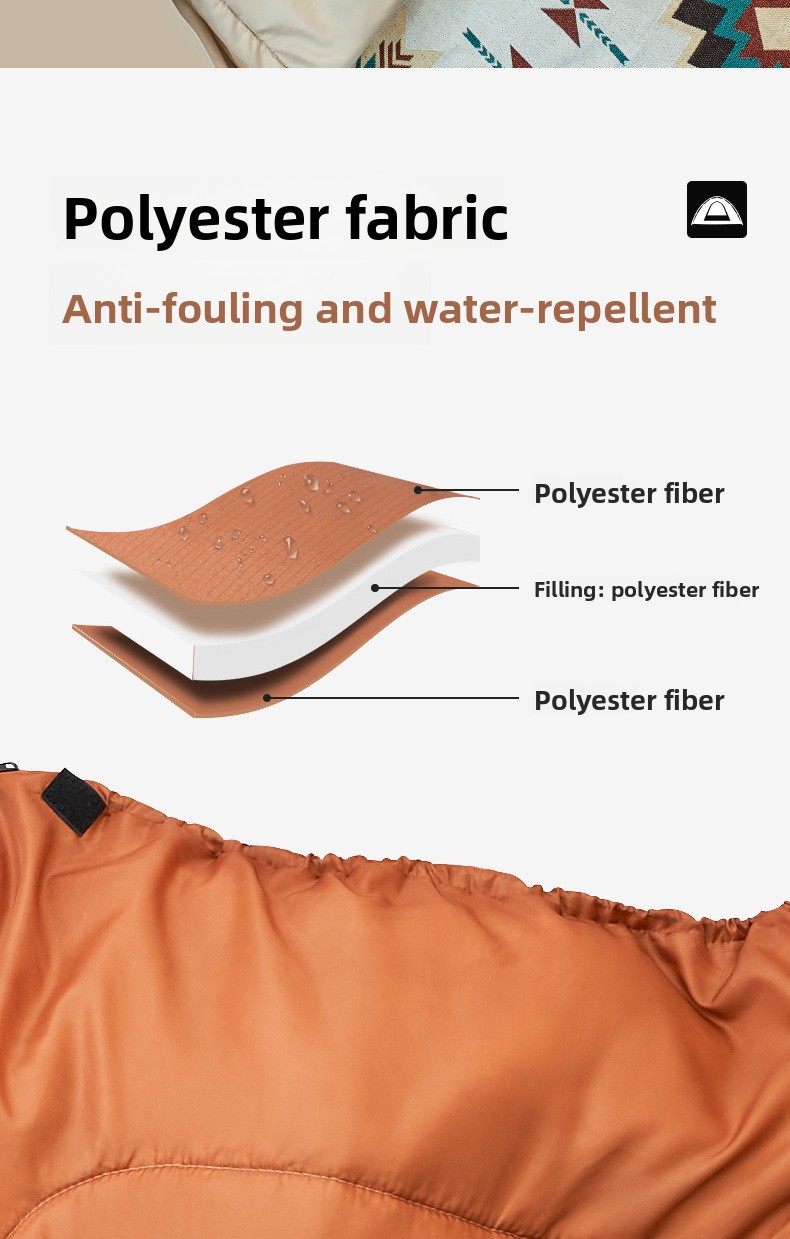 Arctic Wolf Adult Outdoor Camping Portable Splicable Single And Double Person Indoor Nap Hotel Dirt-Proof Sleeping Bag_voghion.com
