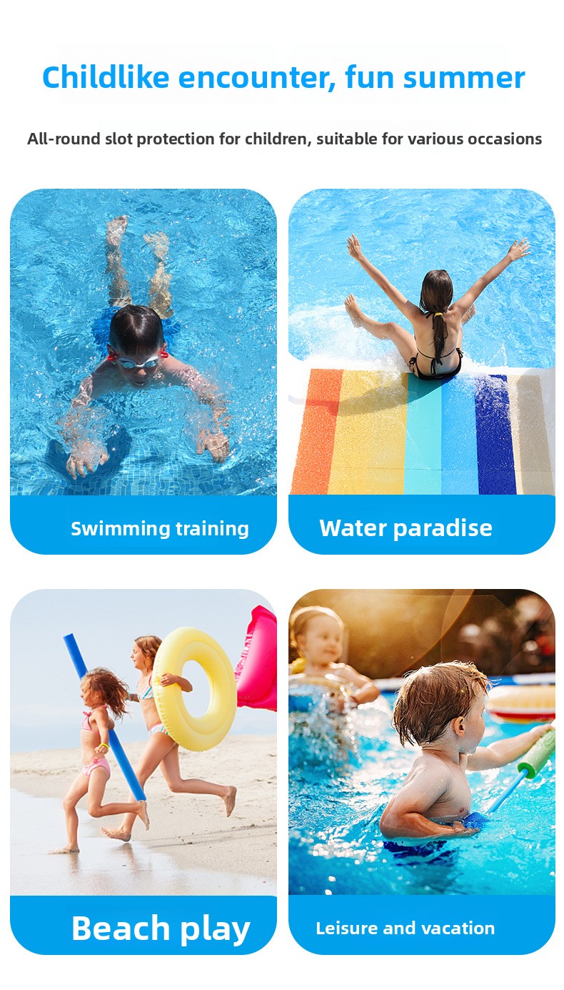 Maillot de bain pour enfants, gilet de sauvetage chaud et coloré, gilet de sauvetage sans manches à haute flottabilité pour garçons et filles_voghion.com