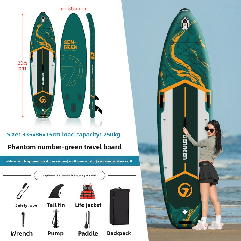 Outdoor Adult Surfboard Leisure Fishing Boat Inflatable Sports PVC Electric Water Paddleboard_voghion.com
