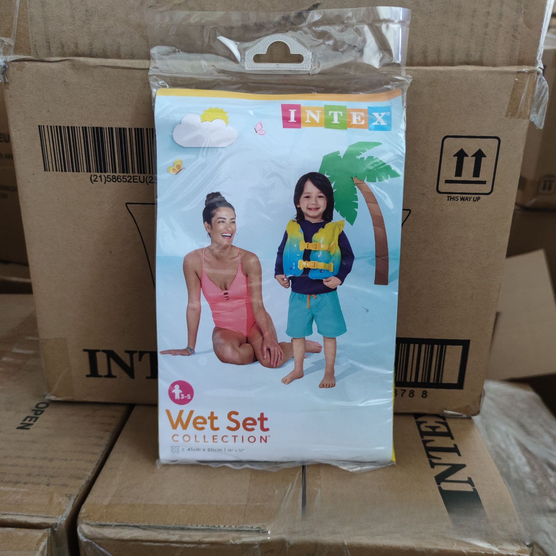 Intex 59663 Opblaasbaar zwemvest voor kinderen, peuter, zwemband voor baby's_voghion.com