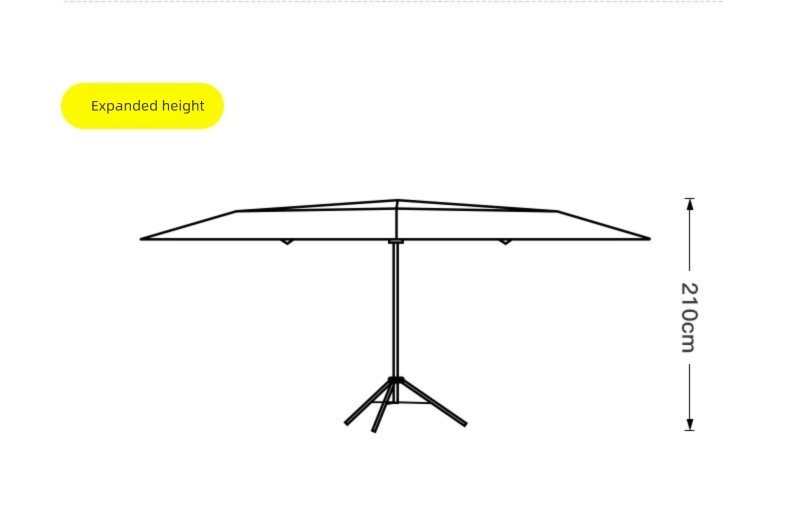 Kein Aufstellen eines Baldachinzeltes nötig, multifunktionale, zusammenklappbare Outdoor-Campingausrüstung, komplettes Set aus Sonnenschutz und Sonnenschirm, Picknick_voghion.com