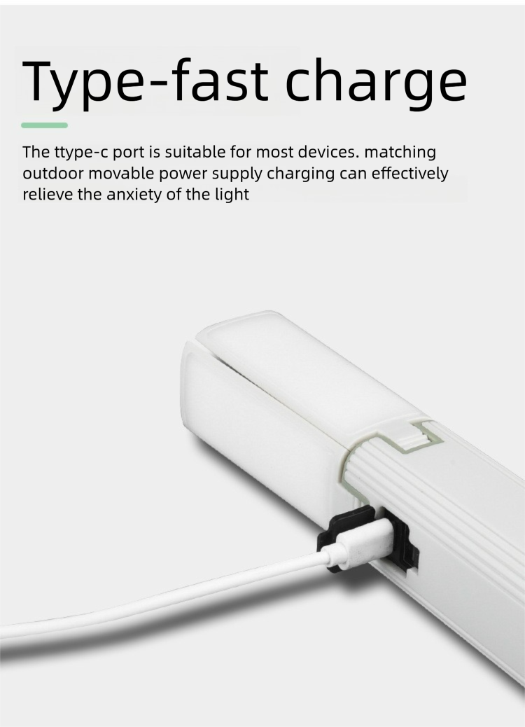 Outdoor Foldable Four-Leaf Light With Power Input Function, Portable Long Battery Life Emergency Camping Lamp_voghion.com
