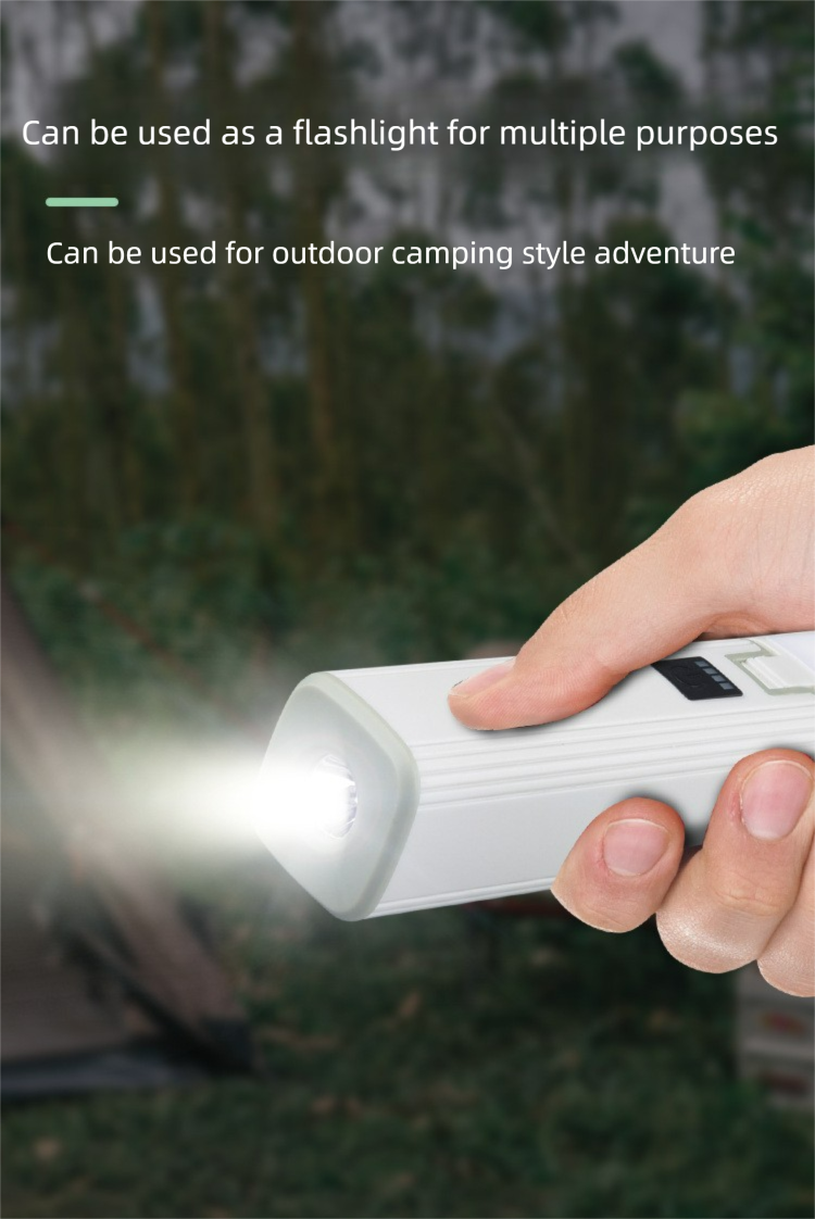 Outdoor Foldable Four-Leaf Light With Power Input Function, Portable Long Battery Life Emergency Camping Lamp_voghion.com