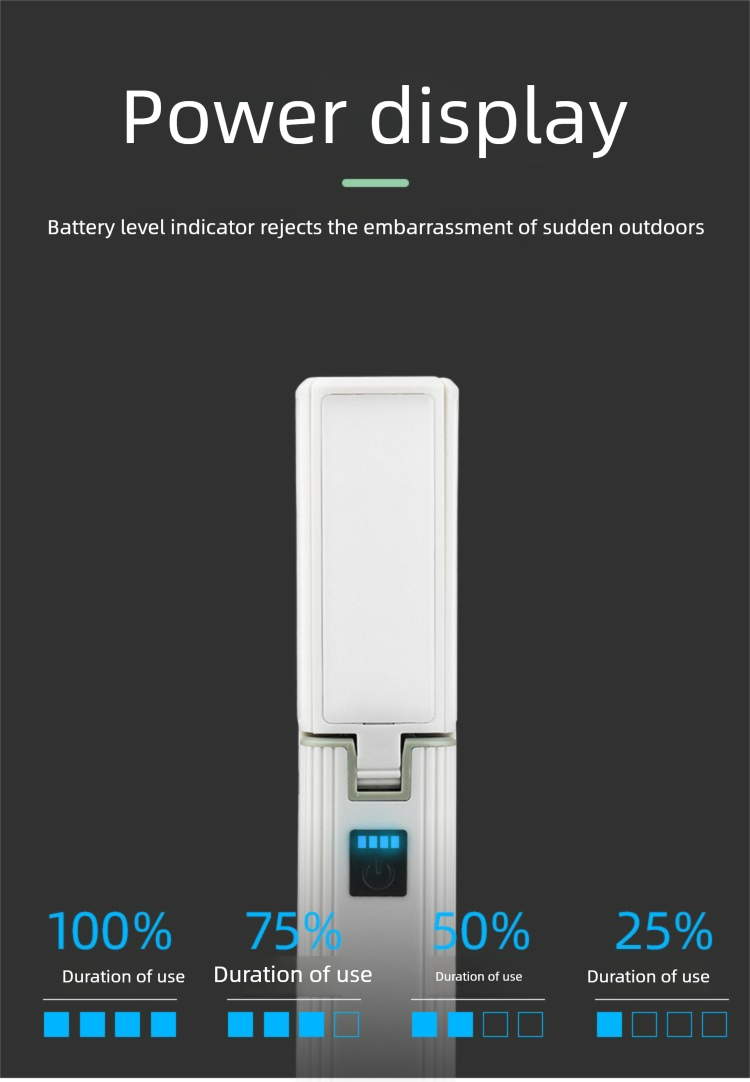 Outdoor Foldable Four-Leaf Light With Power Input Function, Portable Long Battery Life Emergency Camping Lamp_voghion.com