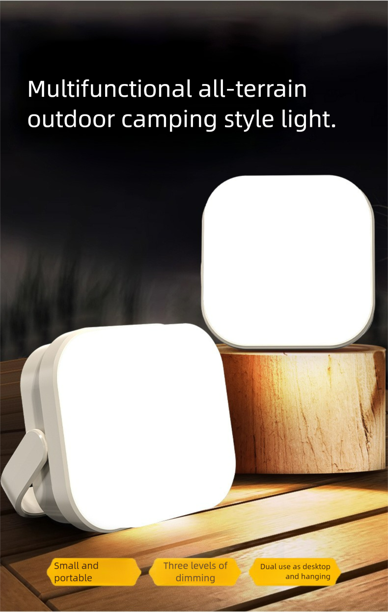 Lampada da campeggio per illuminazione esterna, luce da campeggio ultra luminosa a tre funzioni_voghion.com