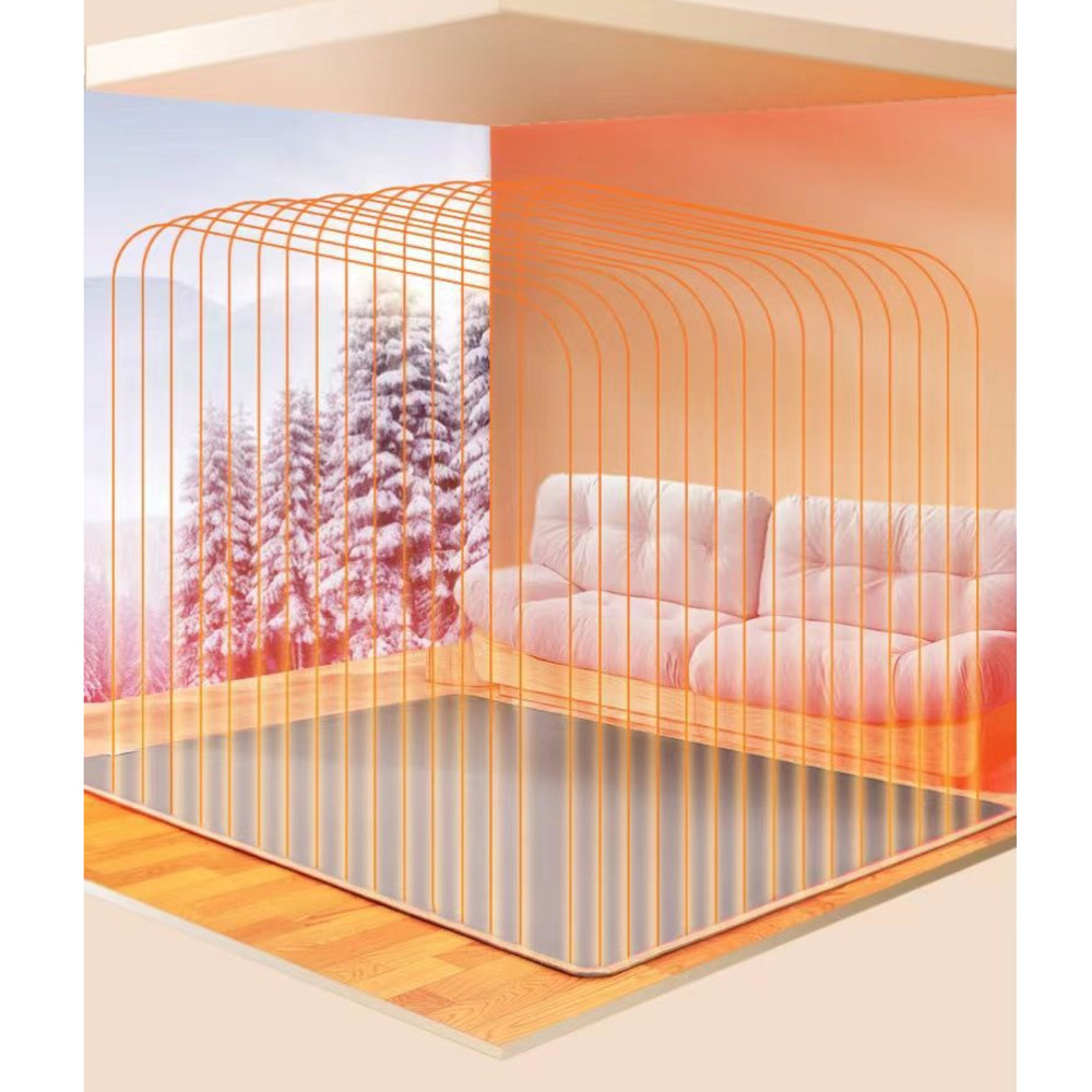 Tapis en graphène, cristal de carbone, sol, maison, salon, yoga, coussin chauffant, couverture électrique_voghion.com