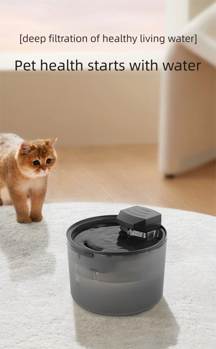 Dispenser 1.5L Large Capacity Automatic Circulation Smart Water Fountain Silent Cat Dog Drinking Bowl Pet Supplies_voghion.com