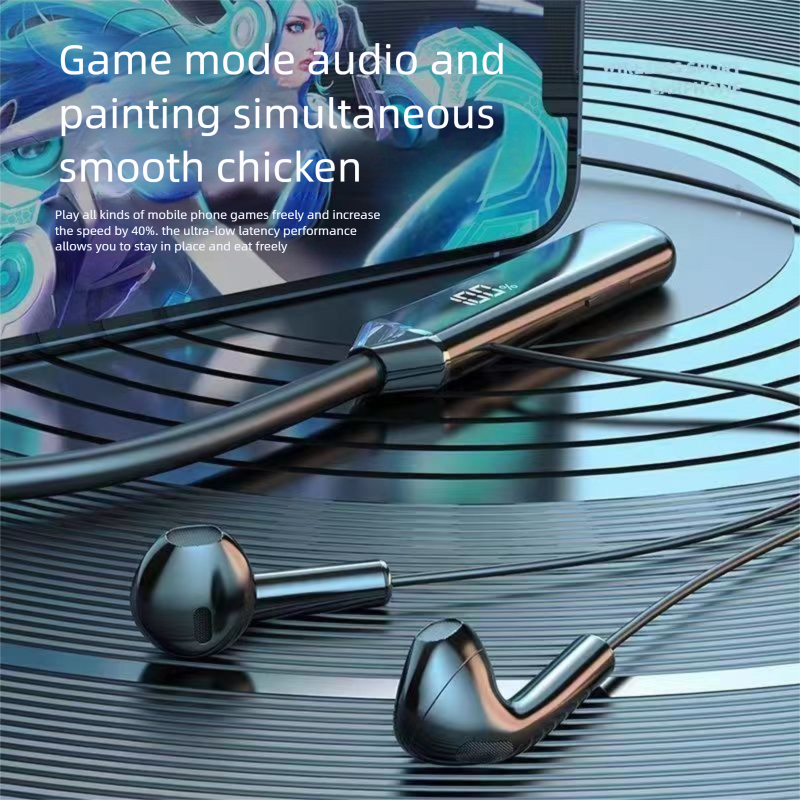 Sports Neckband Wireless Bluetooth Earphones 2025 Ultra-Long Battery Life New Model Xiaomiiphone Huawei Universal_voghion.com