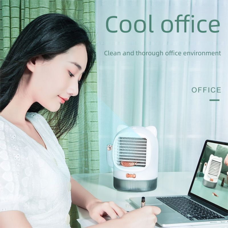 2025 New Desktop Office Dormitory Ultra-Quiet Tabletop Small Wall-Mounted USB Rechargeable Circulation Fan_voghion.com