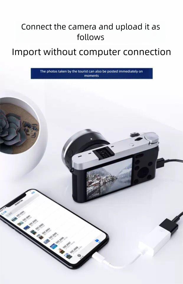 OTG USB Mobile Phone Converter For Iphone IPad Mouse Keyboard Flash Drive Camera Adapter Cable_voghion.com