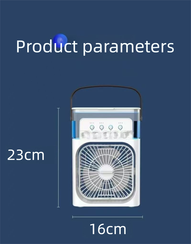 Intelligent Five-Hole Multi-Function Cooling Spray USB Desktop Electric Student Dormitory Office Small Fan_voghion.com