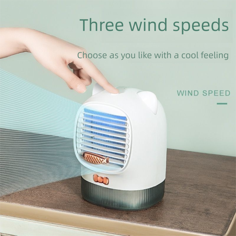 2025 New Desktop Office Dormitory Ultra-Quiet Tabletop Small Wall-Mounted USB Rechargeable Circulation Fan_voghion.com