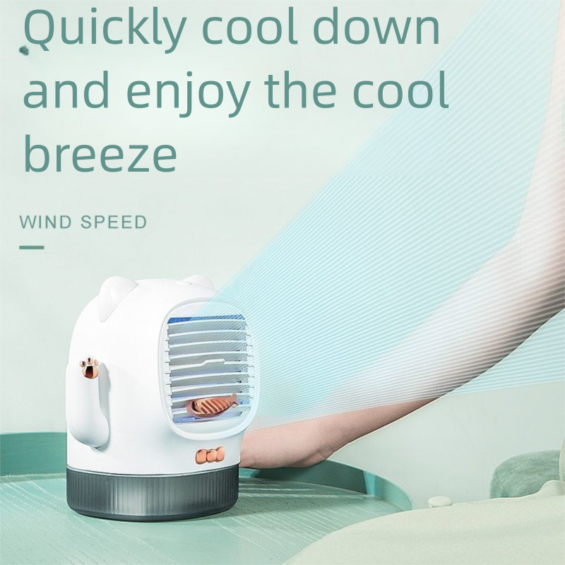 2025 New Desktop Office Dormitory Ultra-Quiet Tabletop Small Wall-Mounted USB Rechargeable Circulation Fan_voghion.com