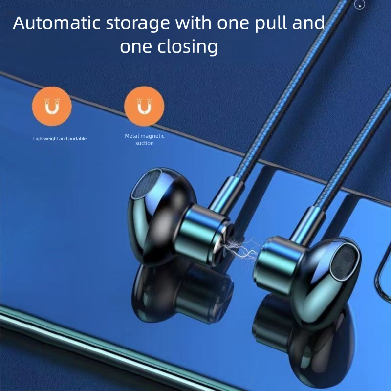 Écouteurs Bluetooth sans fil YD-36, tour de cou sport, longue durée de vie, compatibles avec iPhone, Huawei, Vivo et Android_voghion.com