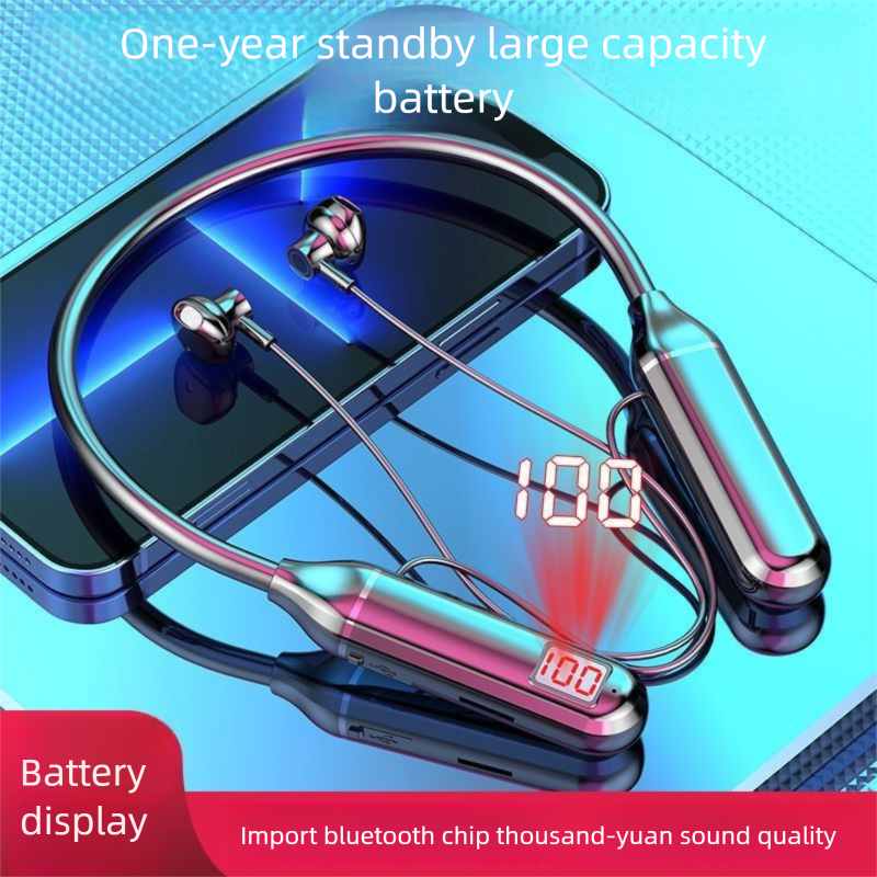Écouteurs Bluetooth sans fil YD-36, tour de cou sport, longue durée de vie, compatibles avec iPhone, Huawei, Vivo et Android_voghion.com