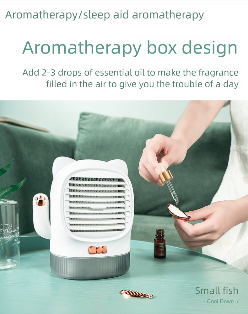 2025 New Desktop Office Dormitory Ultra-Quiet Tabletop Small Wall-Mounted USB Rechargeable Circulation Fan_voghion.com