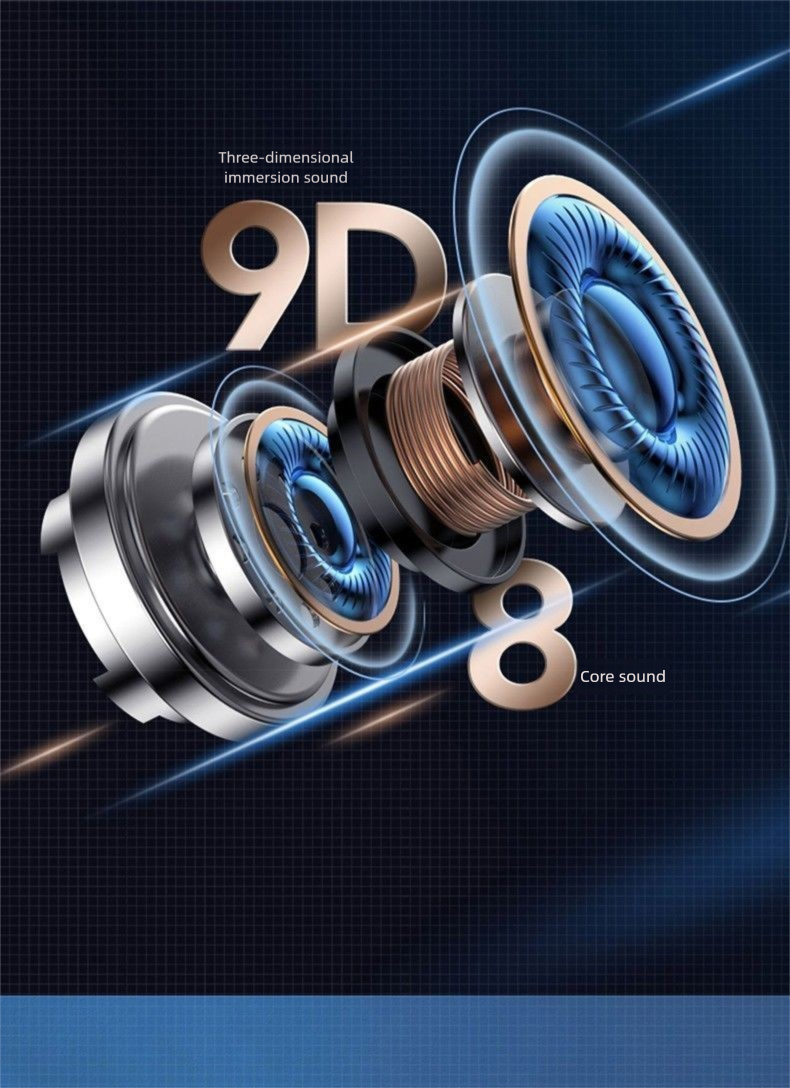 Écouteurs Bluetooth sans fil YD-36, tour de cou sport, longue durée de vie, compatibles avec iPhone, Huawei, Vivo et Android_voghion.com