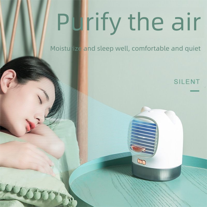2025 New Desktop Office Dormitory Ultra-Quiet Tabletop Small Wall-Mounted USB Rechargeable Circulation Fan_voghion.com
