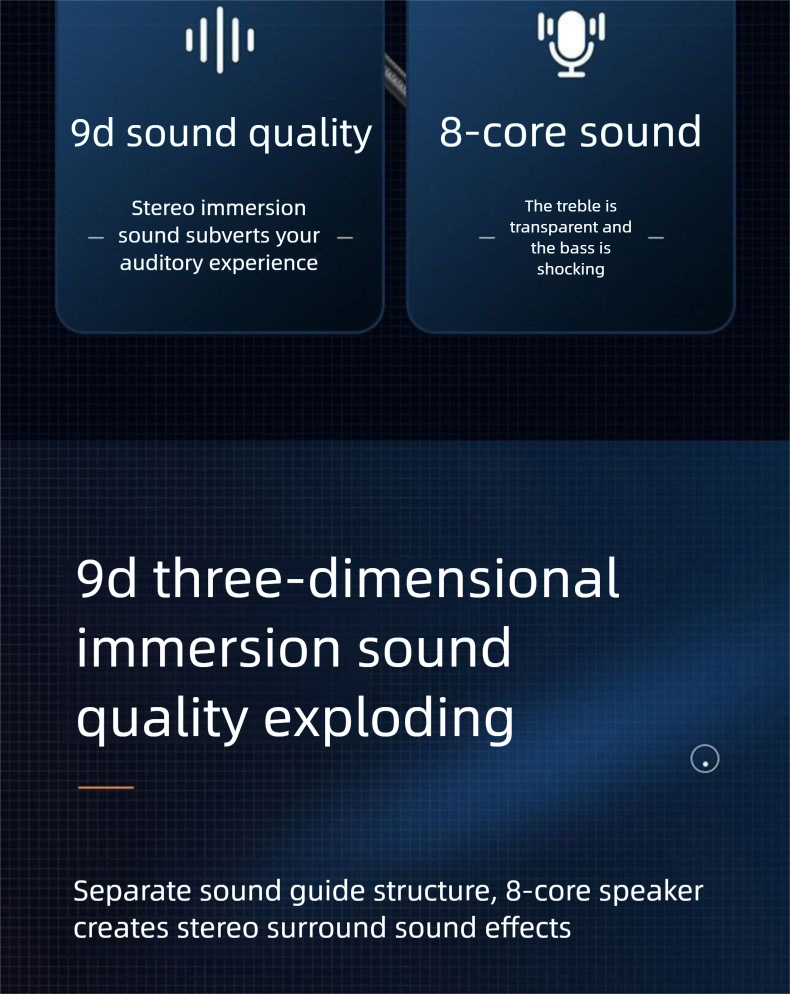 Écouteurs Bluetooth sans fil YD-36, tour de cou sport, longue durée de vie, compatibles avec iPhone, Huawei, Vivo et Android_voghion.com