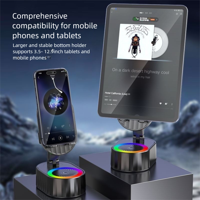 Bluetooth-Ladegerät 3-in-1 Multifunktions-Telefonständer Sensorlautsprecher Lazy Watching Shows Musik hören Kabellos_voghion.com