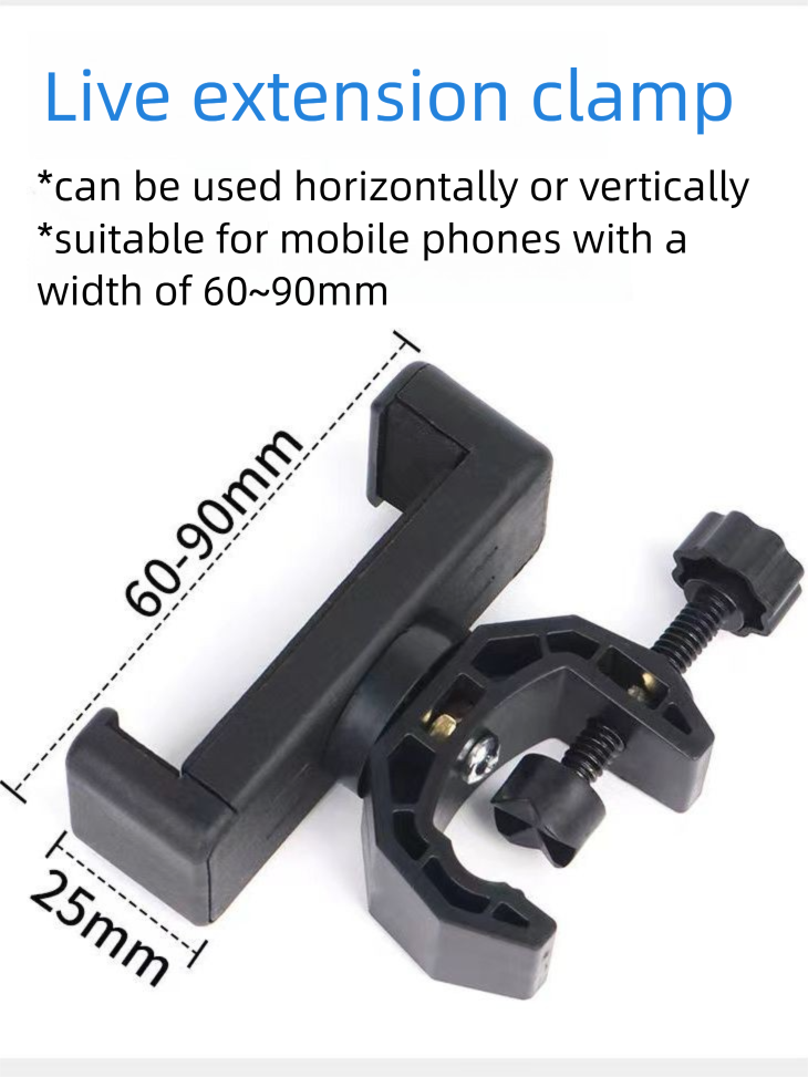 Expansion Mobile Phone Live Streaming Stand Multi-Position Clip Dual-Position Multi-Functional Shooting Equipment_voghion.com