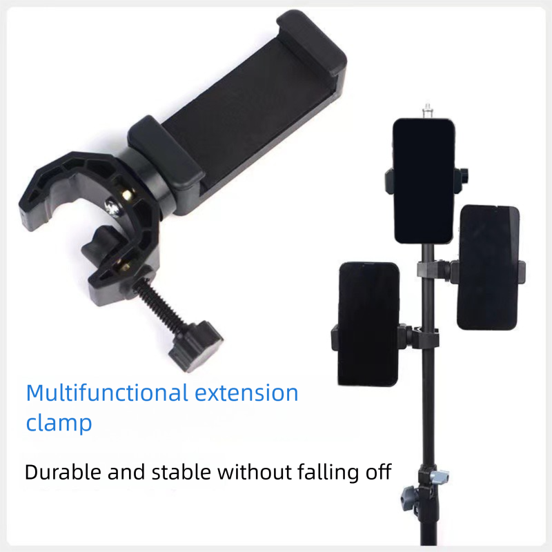 Expansion Mobile Phone Live Streaming Stand Multi-Position Clip Dual-Position Multi-Functional Shooting Equipment_voghion.com