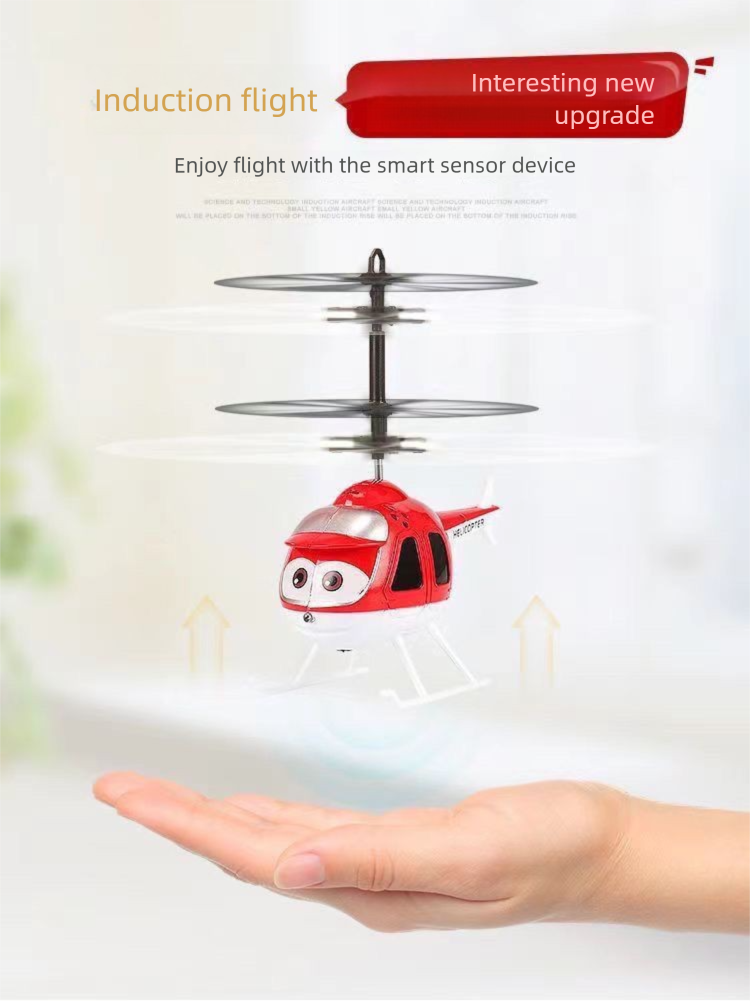 【9K9】Super Wings Spielzeug für Kinder, Induktion, intelligente Geste, Fluggerät, Levitation, Fernbedienung, Hubschrauber_voghion.com