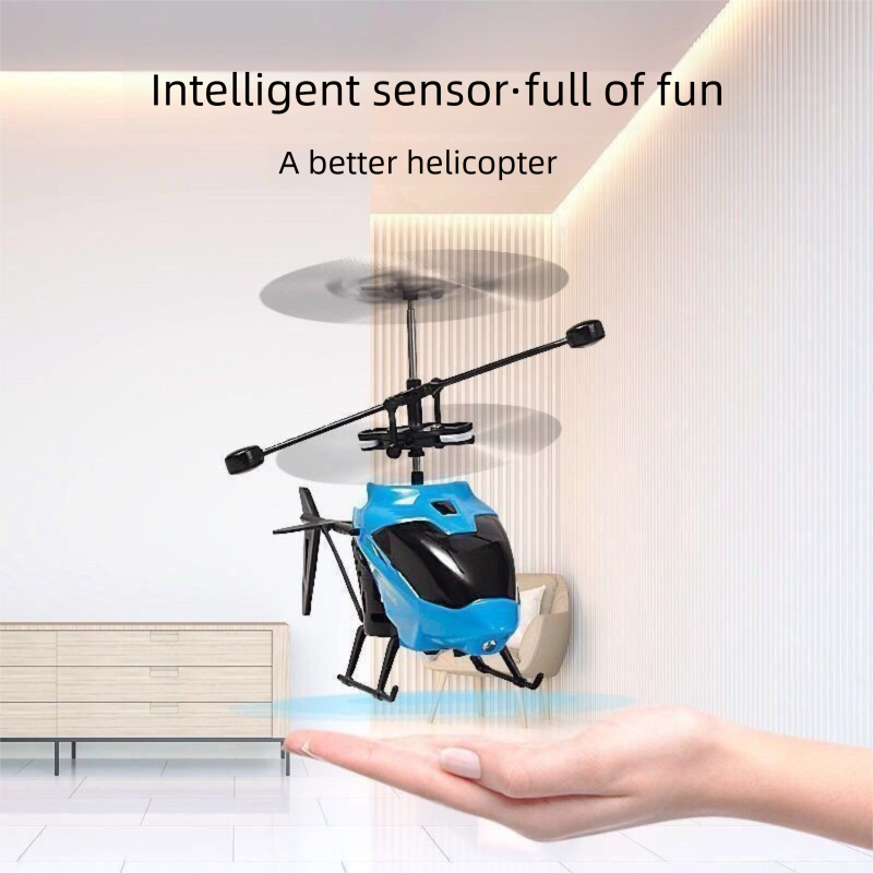 Drone elicottero da interni per bambini controllato tramite gesti, drone telecomandato ricaricabile e durevole per ragazzi_voghion.com