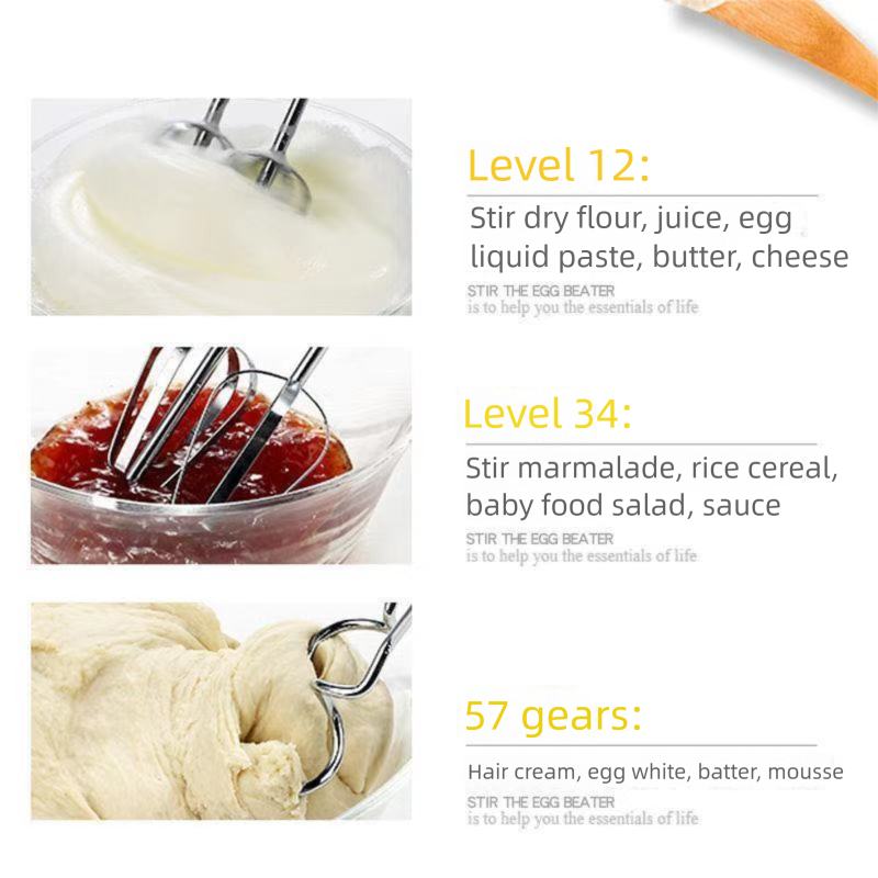 Electric Beater Handheld Household Baking Egg White Mixer Cream Whisk Multifunctional Small Blender_voghion.com