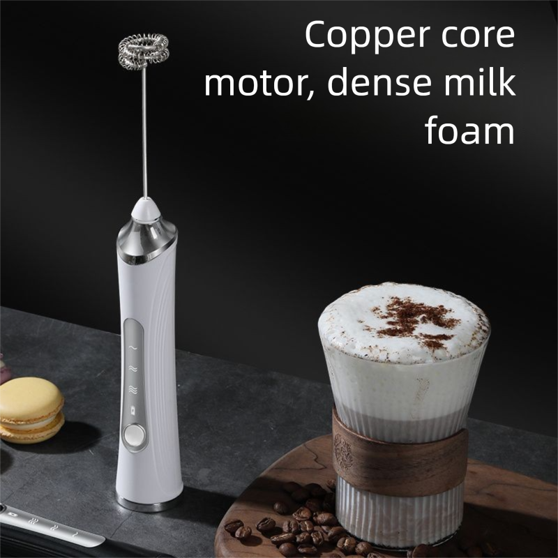 Agitatore per caffè, agitatore elettrico, panna portatile, schiumatore per latte in polvere_voghion.com