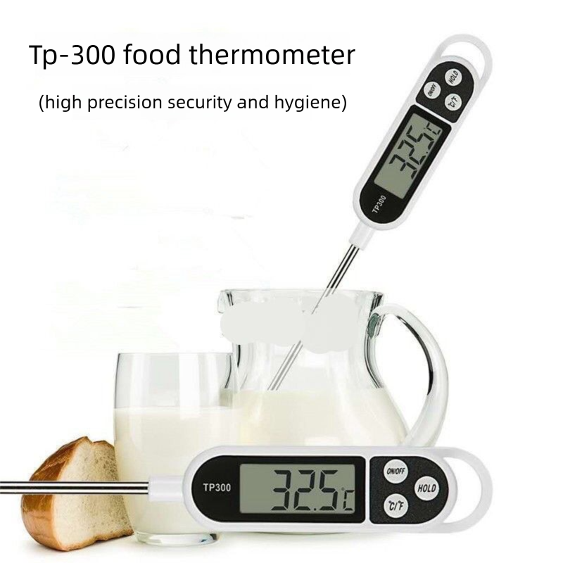 TP300 Elektroniczny termometr do grilla do żywności i pieczenia, do pomiaru temperatury wody, oleju i mleka_voghion.com